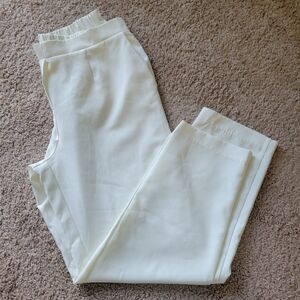 Molly Green White Pull On Trouser Pants, Size XL